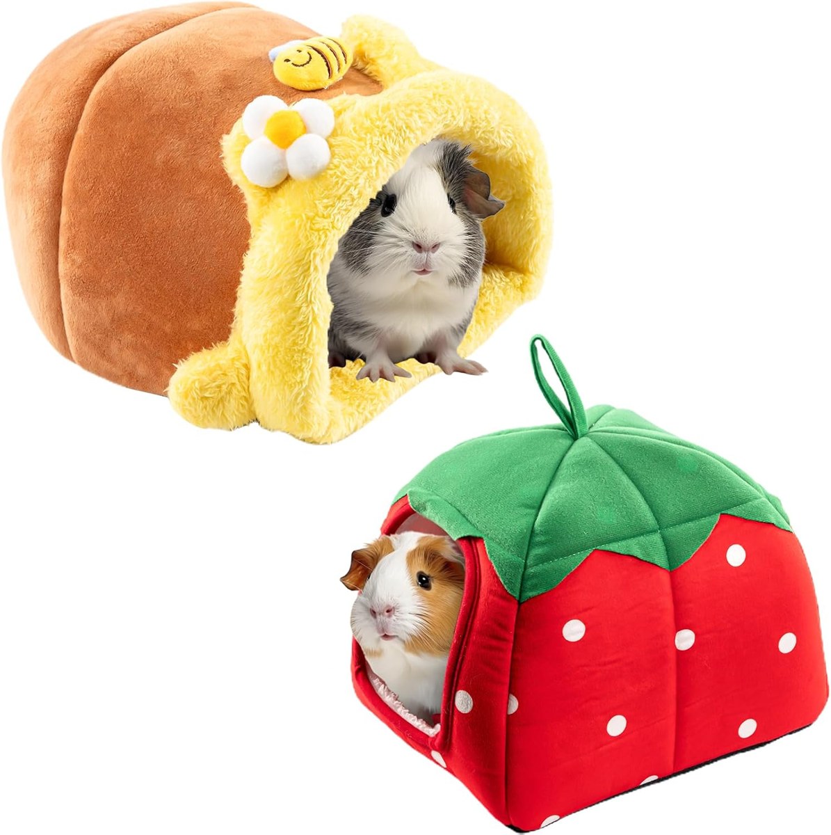 Avont 2-Pack Guinea Pig Hideout Beds