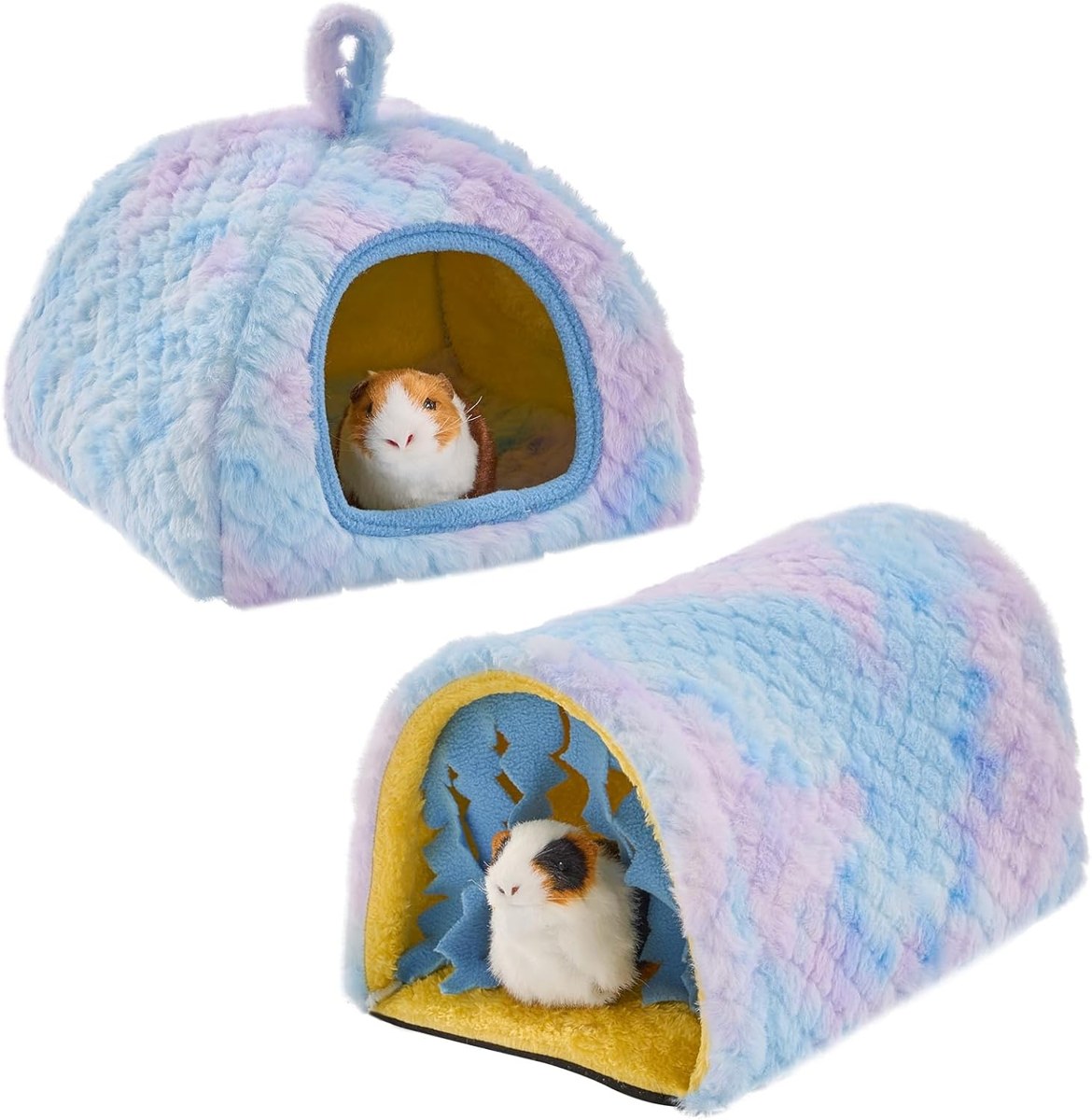 Avont 2-Pack Guinea Pig Tunnel and Dome Hideout