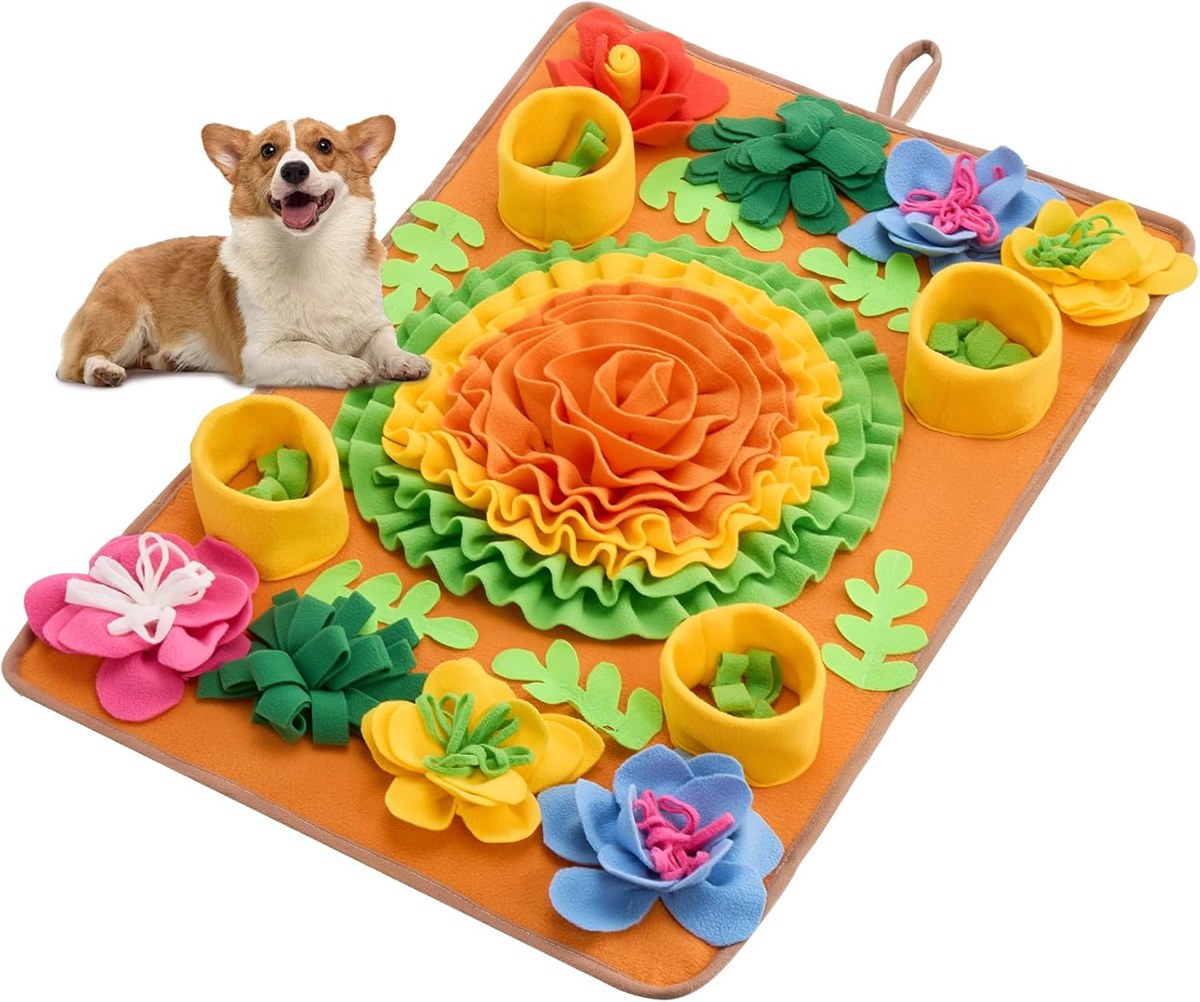 Avont Floral Snuffle Mat with Three Difficulty Levels