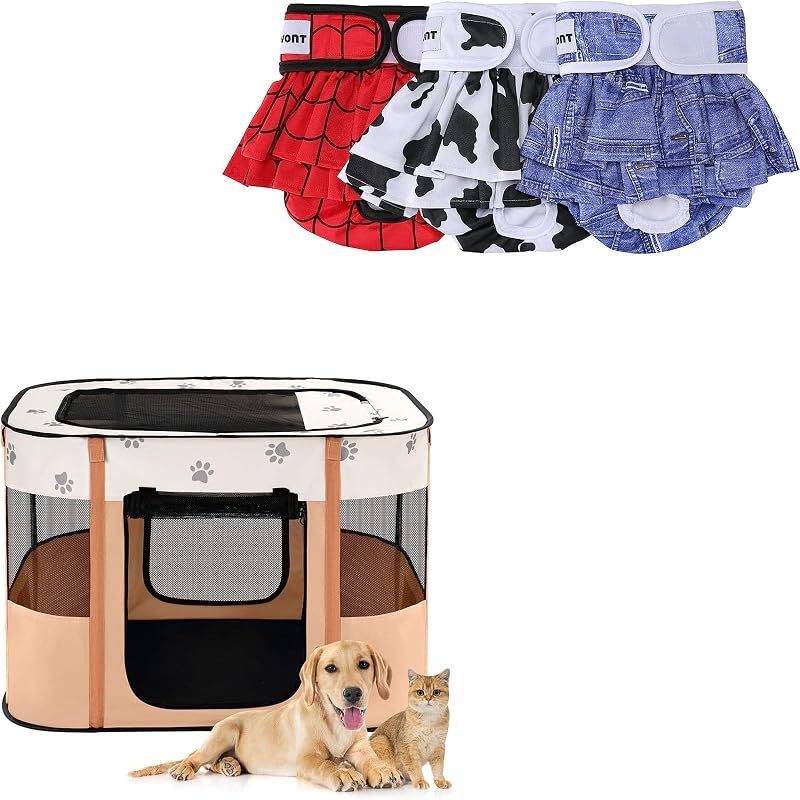 Avont Female Dog Diapers + Playpen, No. 2