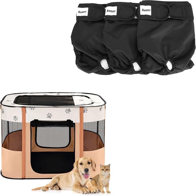 Avont Female Dog Diapers + Playpen, No. 4