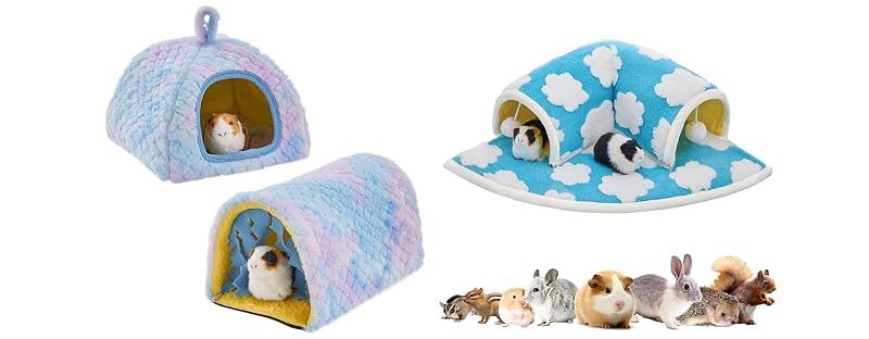 Avont Guinea Pig Hideout 2-Pack + Tunnel Bed, No. 1